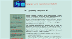 Desktop Screenshot of cryptography-tutorial.com